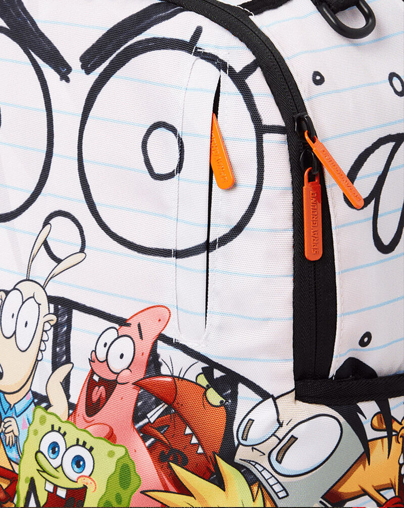 Sprayground Sponge DoodleBob Eat Ur Friends Backpack B3653 White 5