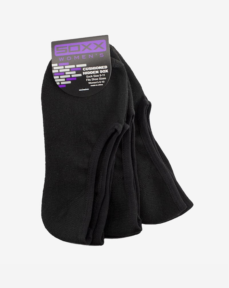 Soxx No Show Hidden Socks PL-6024-009-200 Black 1