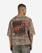 First Row Buried Fortune Cropped Terry Tee FRM1054S-KHA Beige 2