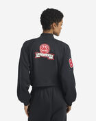 Jordan Brooklyn Fleece Cropped 1/4-Zip Top IV5321-010 Black 2