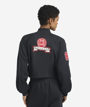 Brooklyn Fleece Cropped 1/4-Zip Top