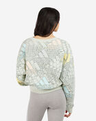  Essentials Multi-Colored Logo Crop Sweatshirt