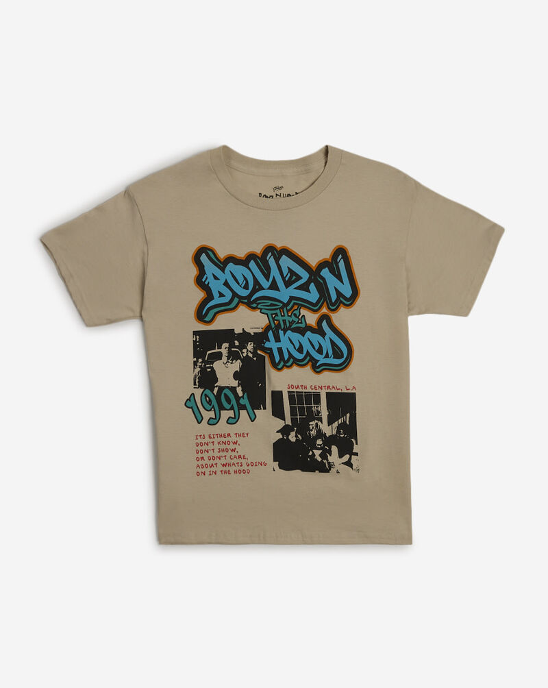 Graphic Tees Kids' Boyz N The Hood Tee BZH5260YB Beige 1