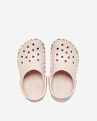 Crocs Grade School Classic Beaded Band Clog 211614-6URJ Pink 5