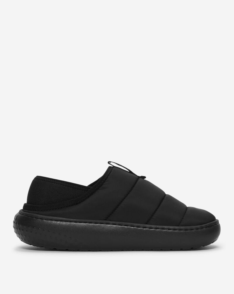 Crocs Grade School Classic Puff Moc 210589-060KJ Black 4