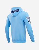 PRO STANDARD Los Angeles Dodgers Classic Chenille Double Knit Pull Over Hoodie LLD531601-UNI Blue 3