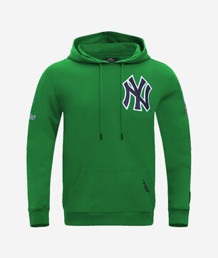 New York Yankees Classic Chenille Double Knit Pull Over Hoodie 