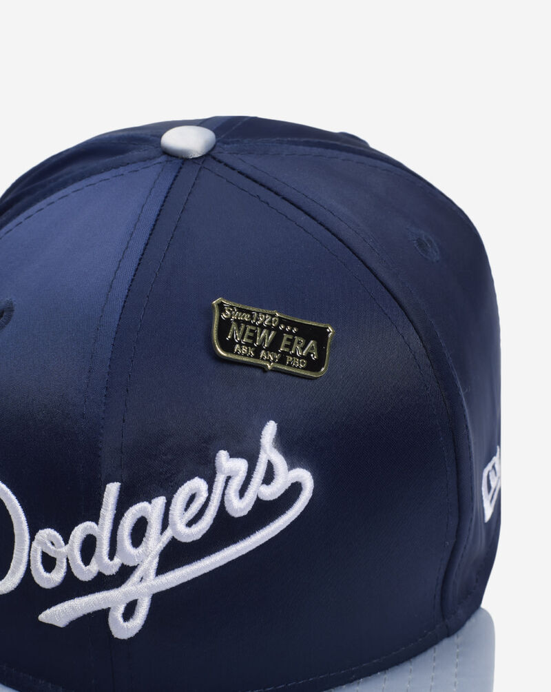 New Era 59Fifty Los Angeles Dodgers Satin Fitted Hat 60623219 Blue 2