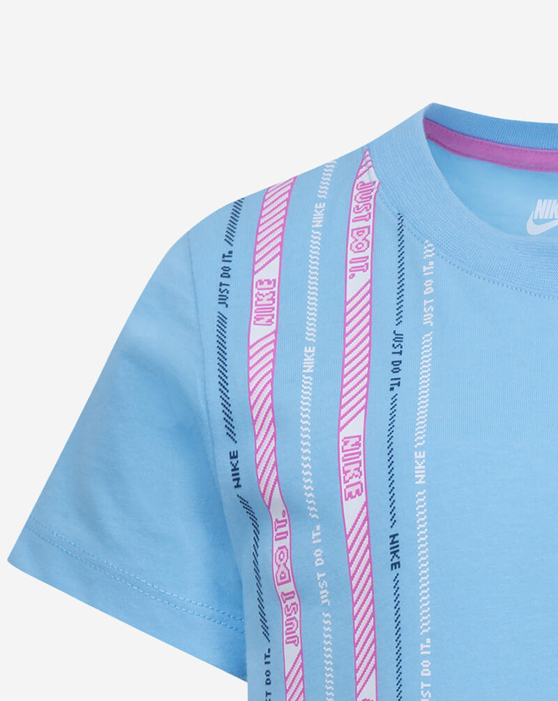 Nike Little Kids' Happy Camper Tee 36M097-BJB Blue 4