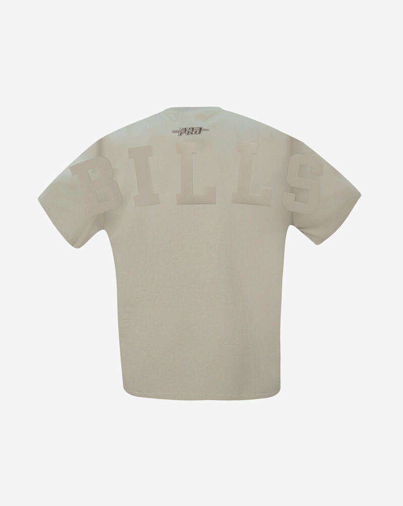 PRO STANDARD Buffalo Bills Wingspam Drop Shoulder Tee FBB1410474-TAU Beige 3