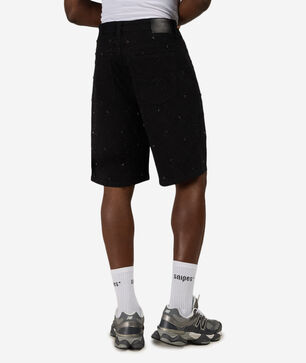 5Pkt Distressed Denim Short