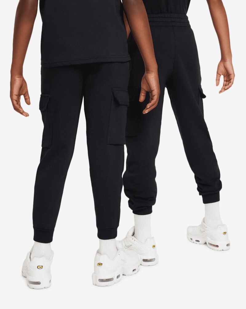 Nike Big Kids' Club Fleece Cargo Pants FD3012-010 Black 2