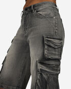 American Bazi 2Pkt Cargo Jorts RSS-668-BLK Black 3