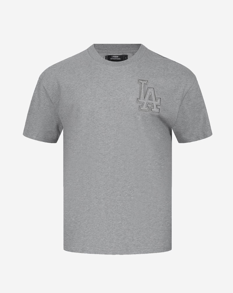 PRO STANDARD Los Angeles Dodgers Neutral Drop Shoulder Tee LLD137025-DHG Grey 1