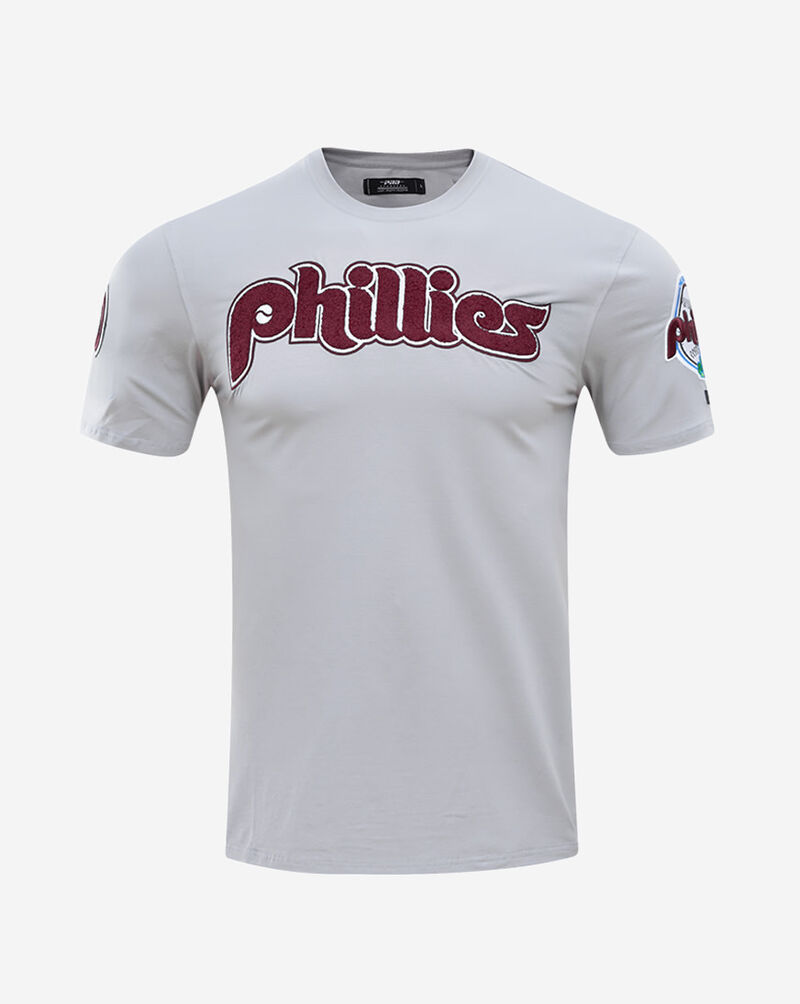 PRO STANDARD Philadelphia Phillies Classic Chenille Tee  LPH131611-GRY Grey 1