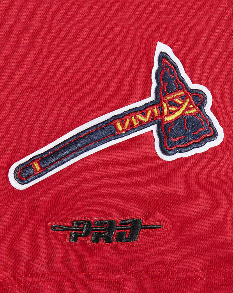 PRO STANDARD Big Boys' Atlanta Braves Classic Tee LABB1315081-RED Red 4