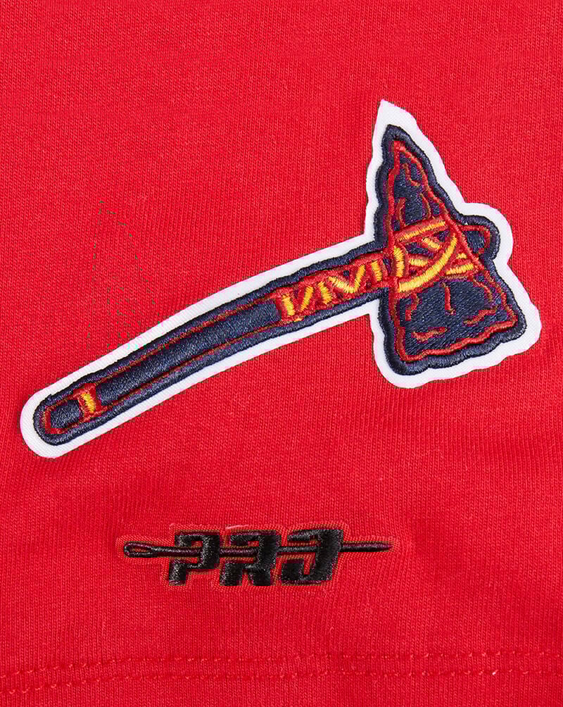 PRO STANDARD Big Boys' Atlanta Braves Classic Tee LABB1315081-RED Red 4