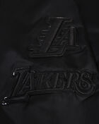 Los Angeles Lakers Triple Black Satin Jacket