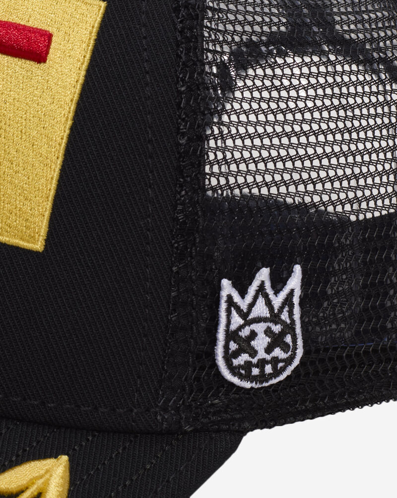 Cult of Individuality Logo Mesh Back Cult Racing Trucker Hat  625BC-CH80A Black 2