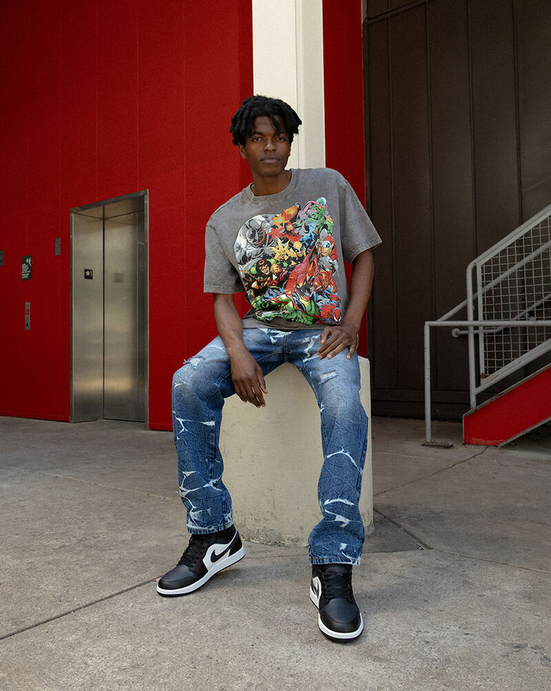 Graphic Tees Marvel Tee 6VSN008-CHA Grey 4