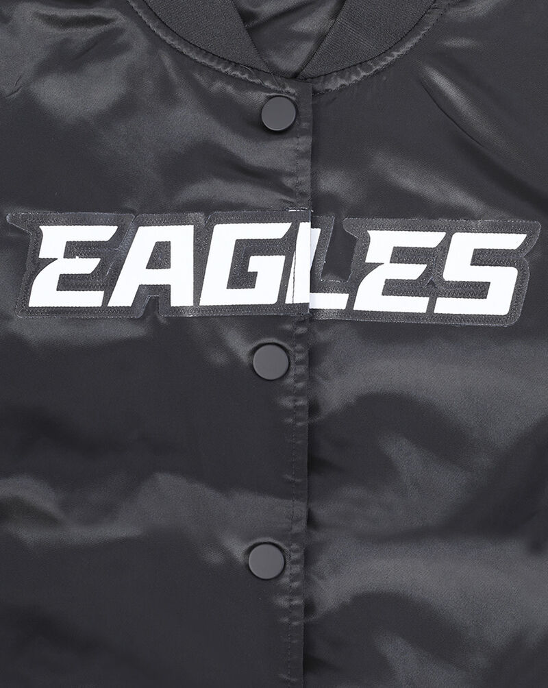 PRO STANDARD Philadelphia Eagles Satin Jacket FPEU45068-BLK Black 2