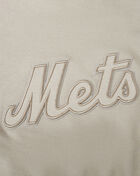 Big Girls' New York Mets Neutral Fleece Pull Over Hoodie