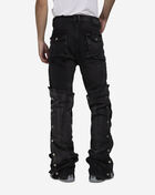 GUAPI Stacked Premium Denim Pants IRON-GREY-STACKED-PREMIUM-DENIM Black 2