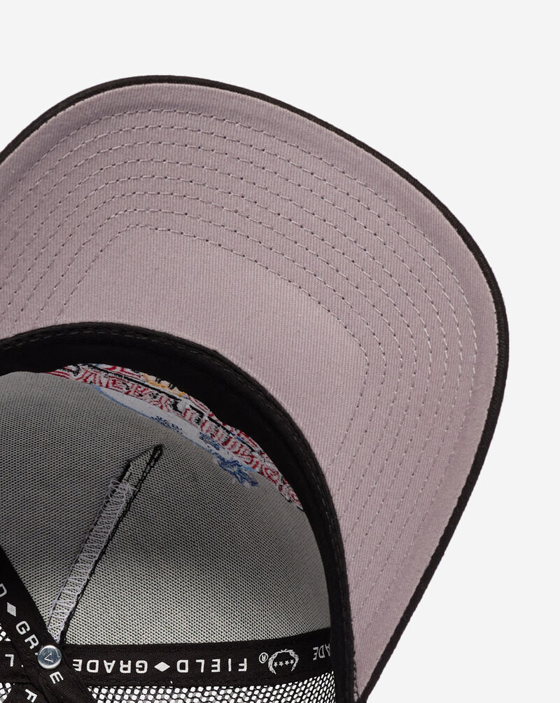 Field Grade Everything's F Planet Hollywood Twill Mesh Back Trucker Hat 1006541 Black 4