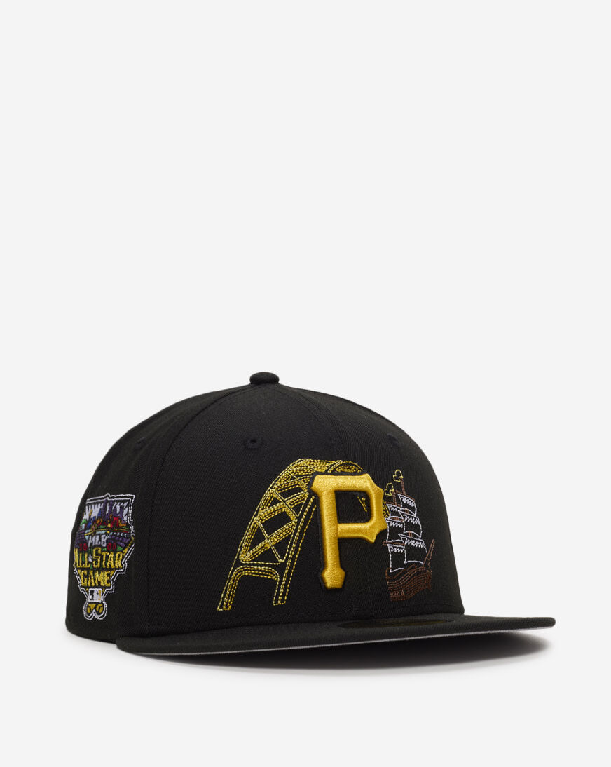 Shop New Era 59Fifty Pittsburgh Pirates State Stitch Fitted