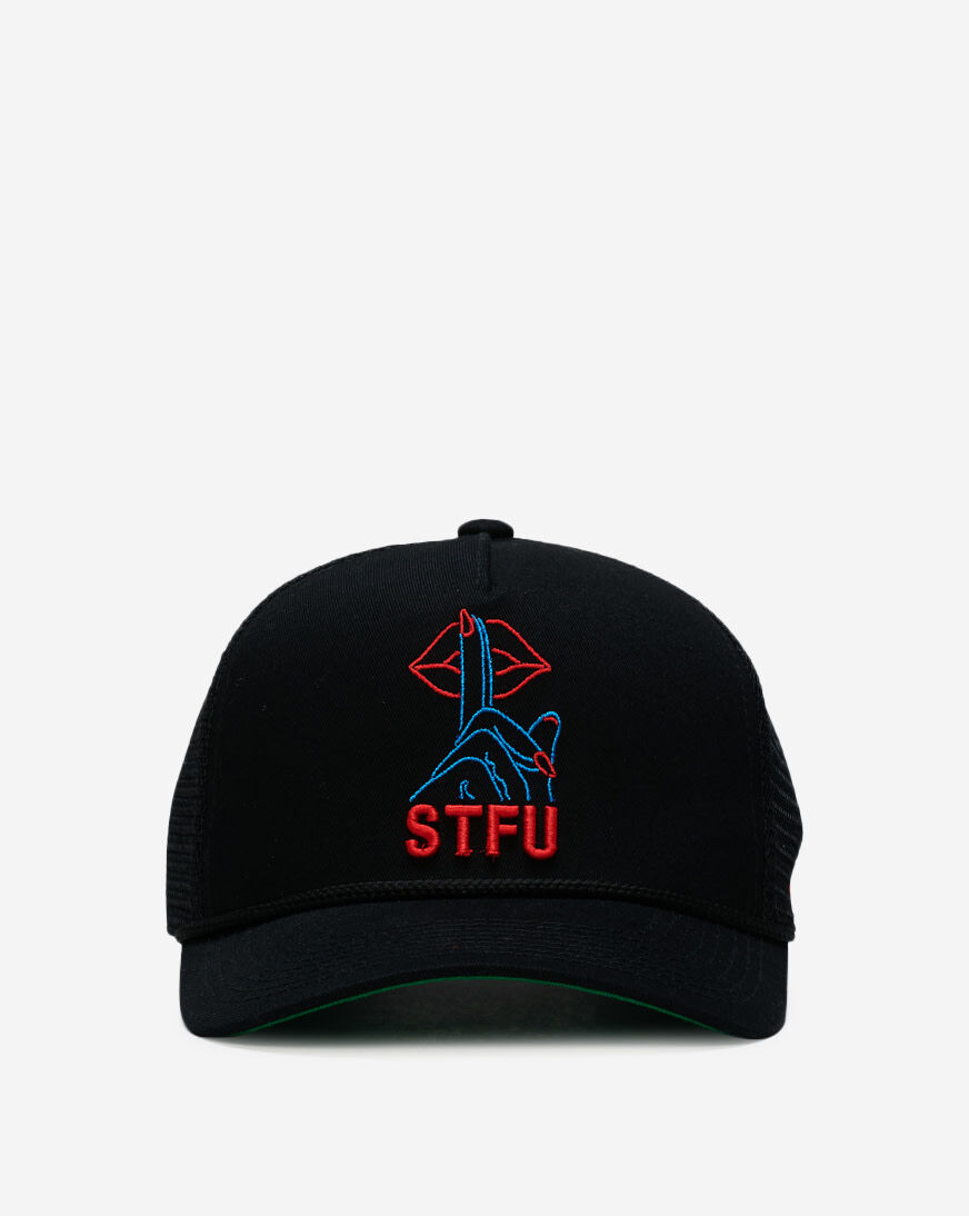 洋楽 University Of Hardballers Shop Field Grade STFU Trucker Hat 1003648 black | SNIPES USA