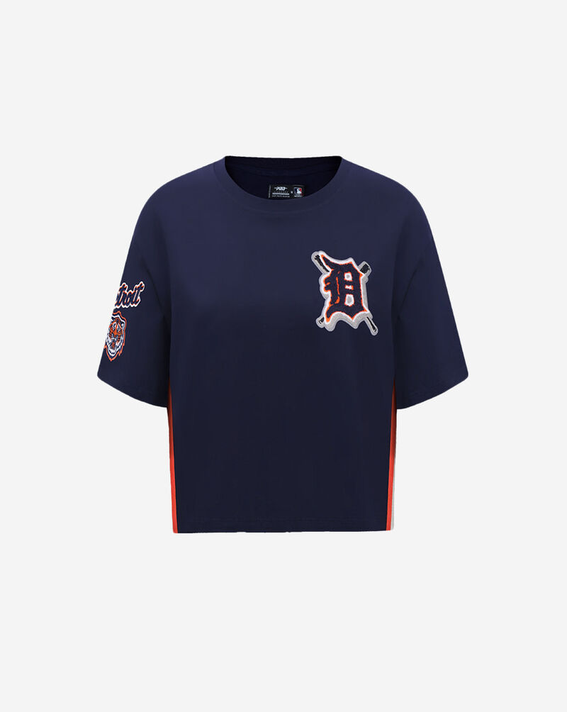PRO STANDARD Detroit Tigers Mash Up Boxy Tee LDTA34502-MDN Blue 1