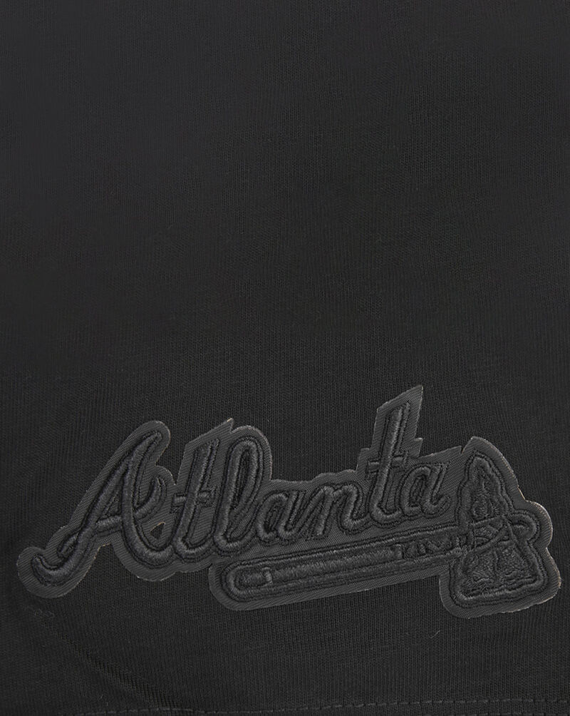 PRO STANDARD Atlanta Braves Neutral Drop Shoulder Tee LAB137001-BLK Black 4