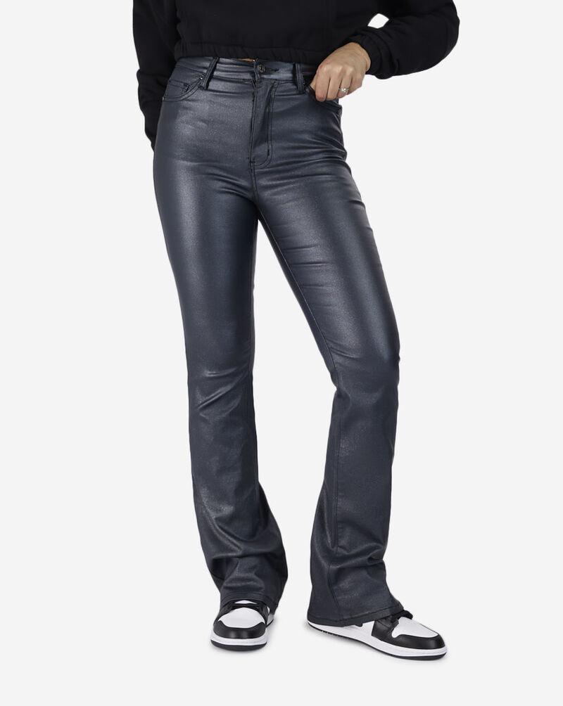 Vibrant Metallic 5Pkt Pants P6041-BLK Black 1