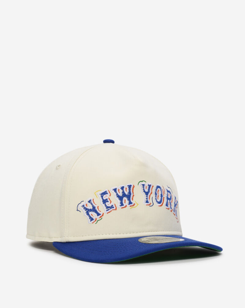 New Era 9Fifty New York Mets Scribble Golfer Snapback Hat 60641271 White 1