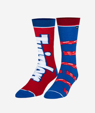 Twizzlers Split Crew Straight Socks