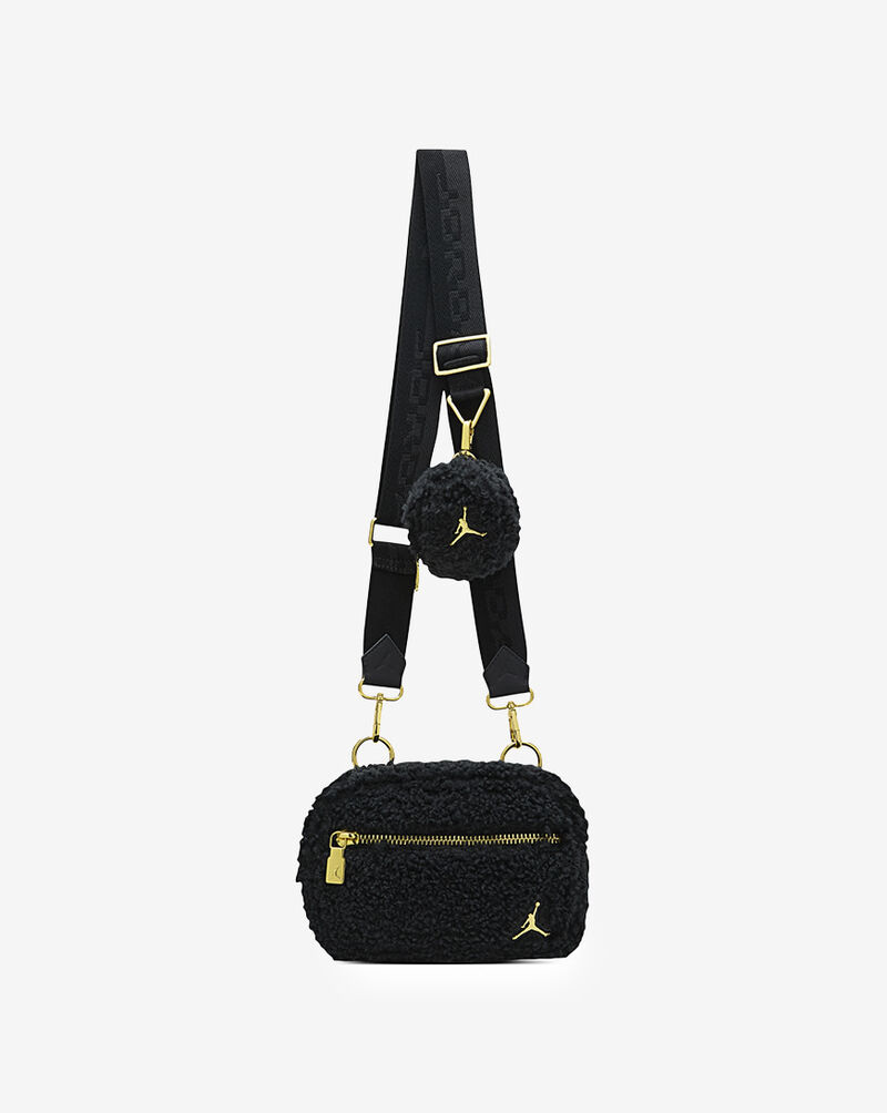 Jordan JAM Monogram Sherpa Camera Bag WA9166-G0T Black 4