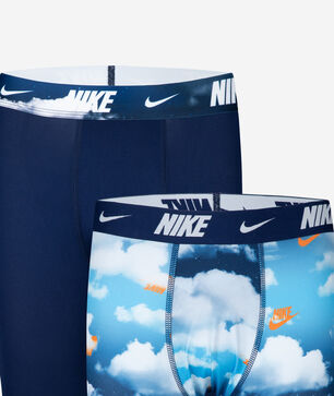 Big Kids' 2PK Printed Long Boxer Briefs