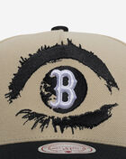 Mitchell  Ness Boston Red Sox Pro Pinch Distressed Eye Snapback Hat HP20450-BRSTABK Beige 2