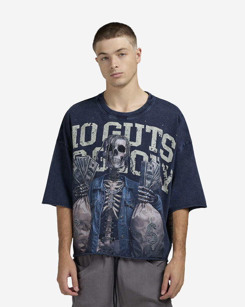 Roku Studio No Guts No Glory Tee RK1481897-WMD Blue 1