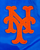 Big Boys' New York Mets Retro Classic Rib Satin Jacket