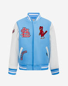 PRO STANDARD Big Boys' St. Louis Cardinals Retro Classic Rib Wool Varsity Jacket  LSCB7315100-UWH Blue 1