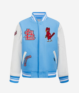 Big Boys' St. Louis Cardinals Retro Classic Rib Wool Varsity Jacket 