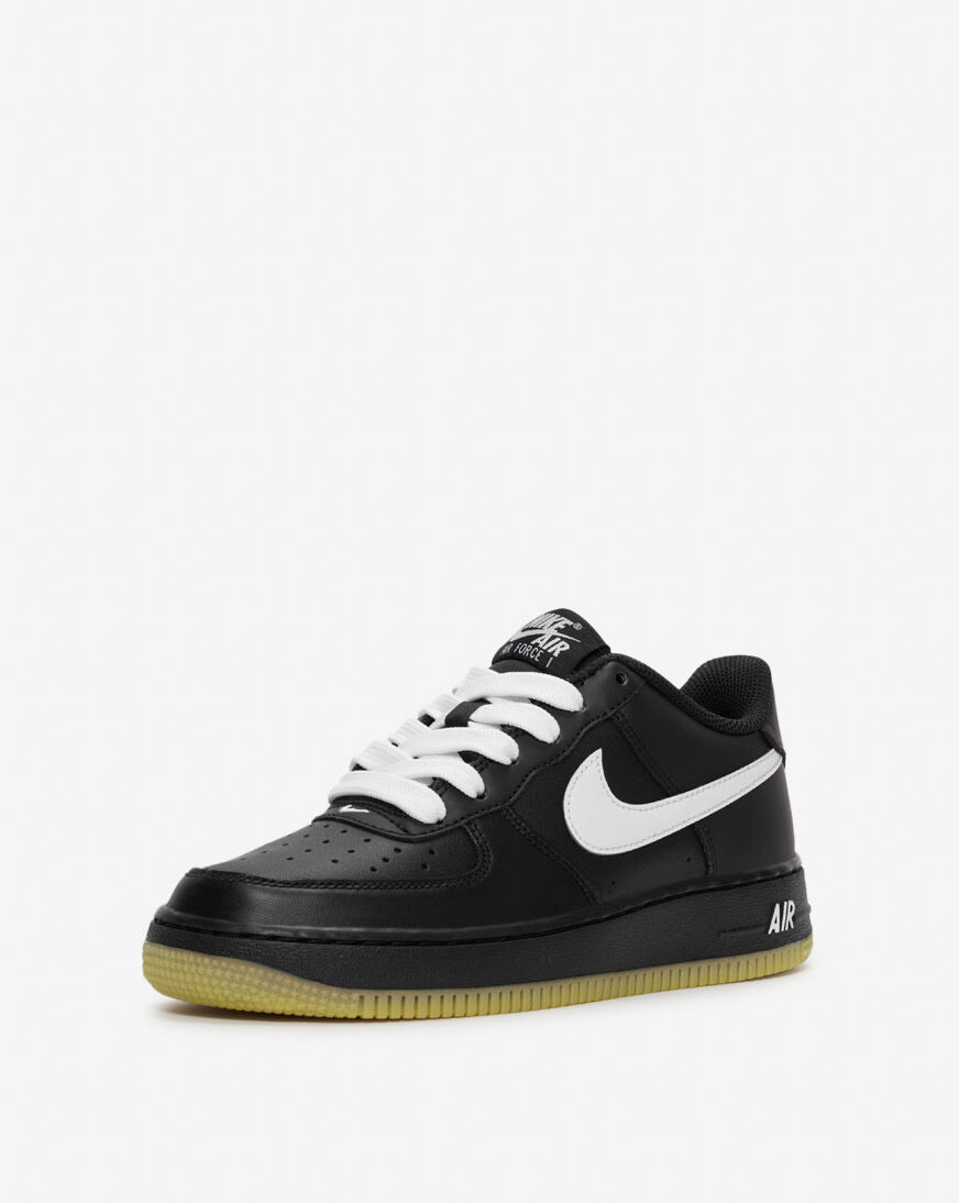 Shop Nike Big Kids' Air Force 1 LV8 IB8845-001 black