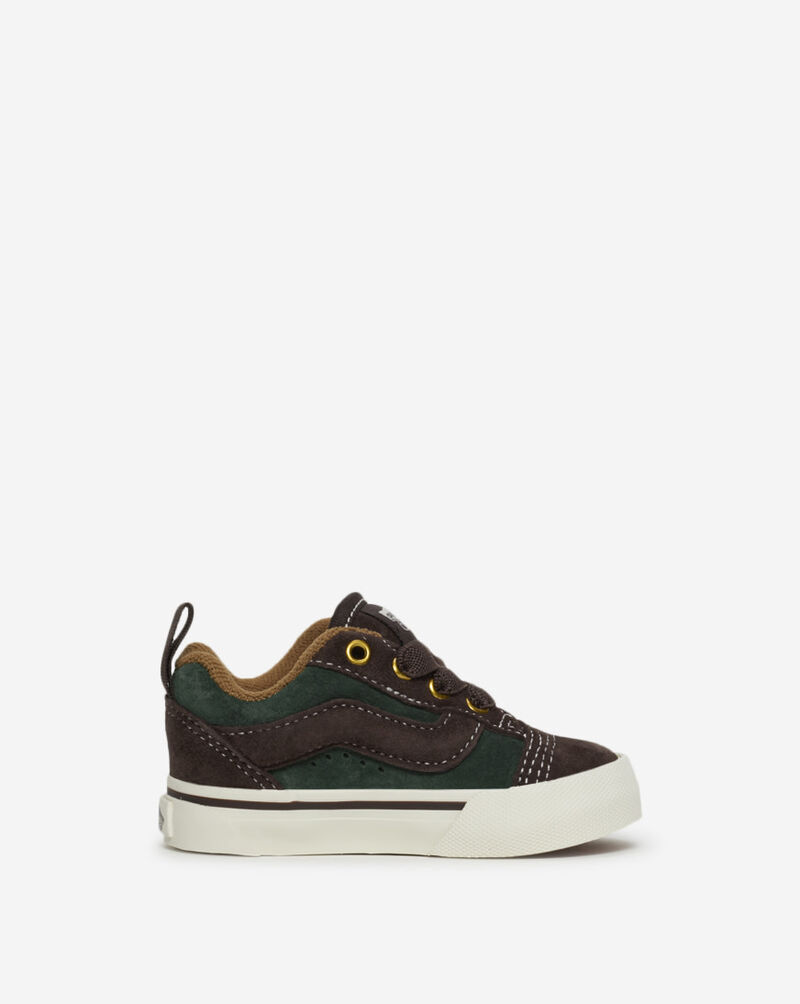 Vans Toddler Knu Skool Elastic Lace Suede VN000EFBBGS1 Brown 4