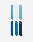 Nike Everyday Crew 6PK Socks SX6897-937 Blue 2