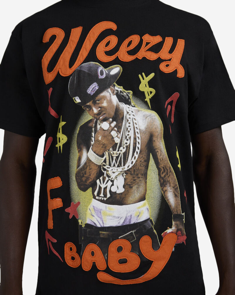 Graphic Tees Weezy Baby Tee RLW-47-001 Black 3
