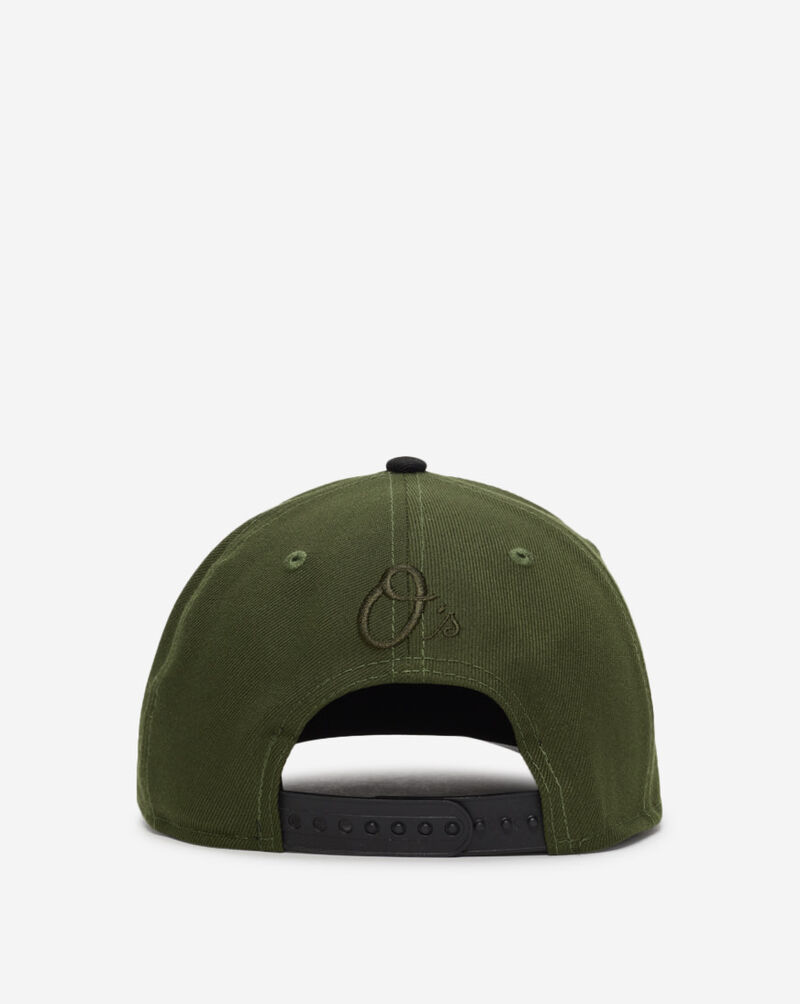 New Era 9Forty A-Frame Baltimore Orioles City Feat Snapback Hat 60640972 Green 3