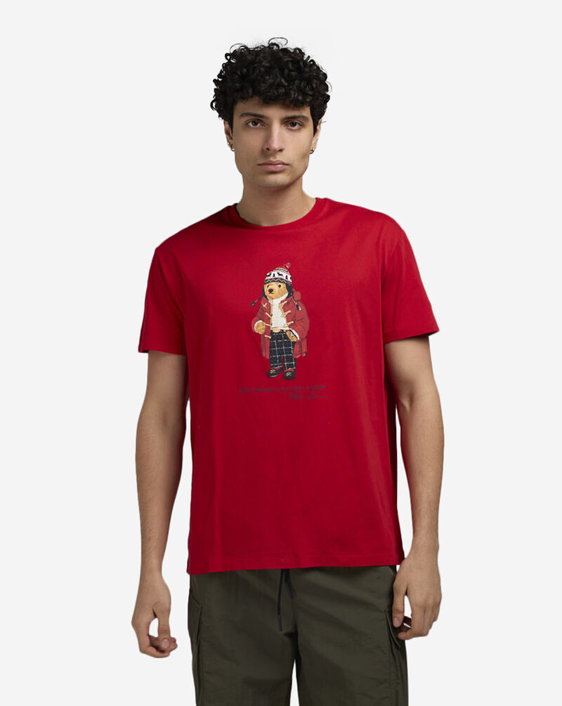 Polo Ralph Lauren Holiday Bear Graphic Tee 710854497040-RED Red 1