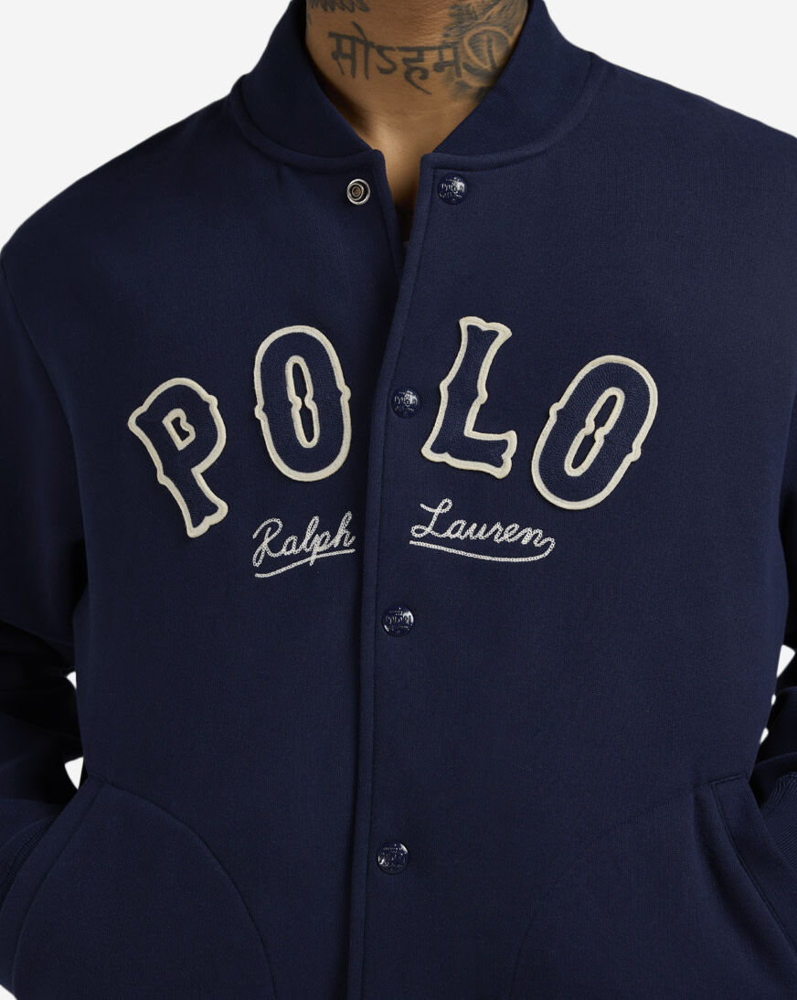 Shop Polo Ralph Lauren The RL Fleece Western-Logo Jacket