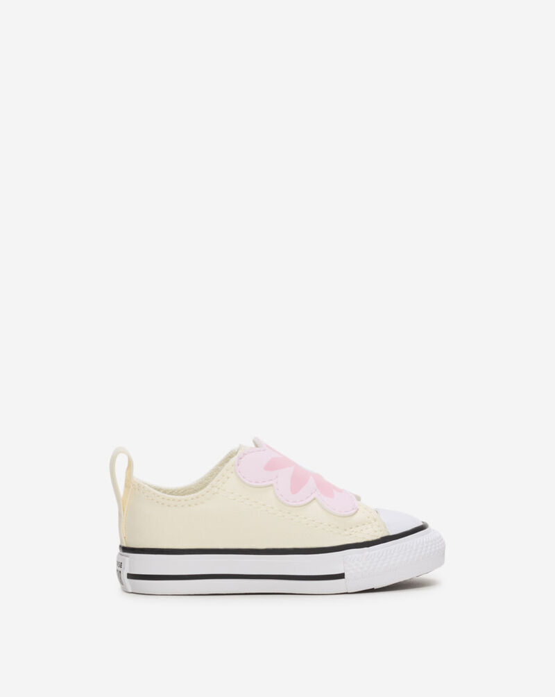 Converse Toddler Chuck Taylor All Star One Strap Embroidered Floral Easy On A13452F White 4